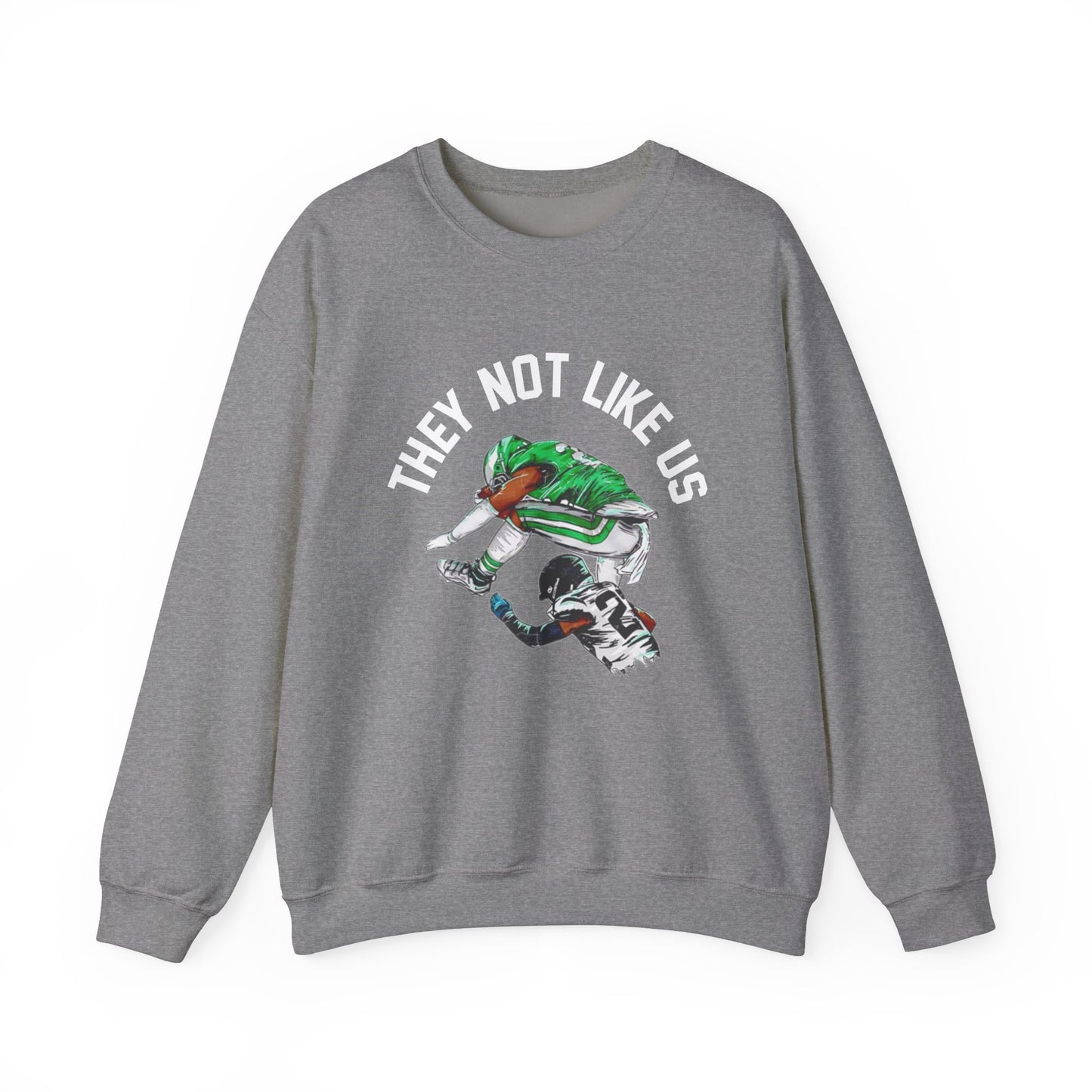 "They Not Like Us" Philadelphia Eagles Unisex Heavy Blend™ Crewneck Sweatshirt