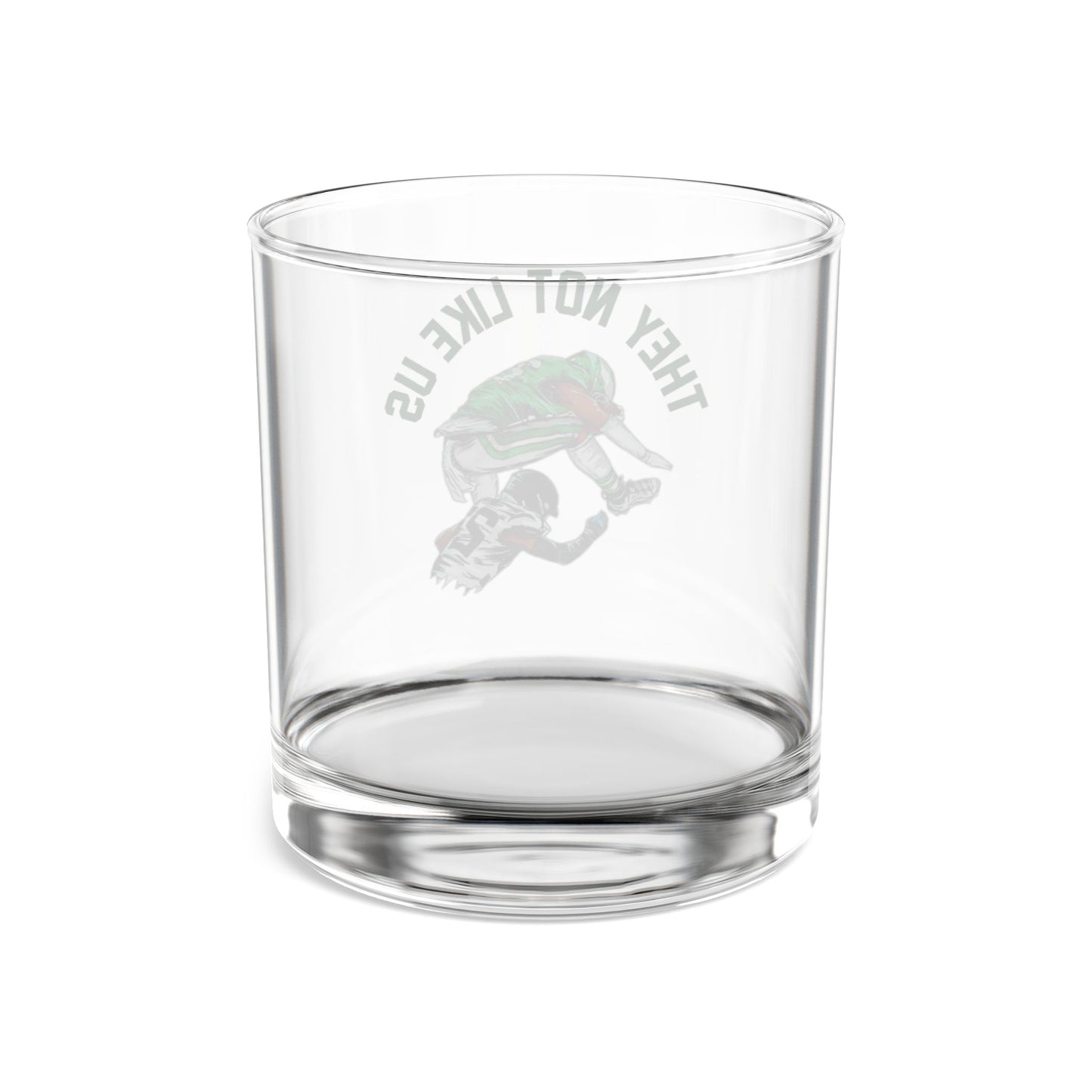 "They Not Like Us" Philadelphia Eagles Rocks Glass, 10oz