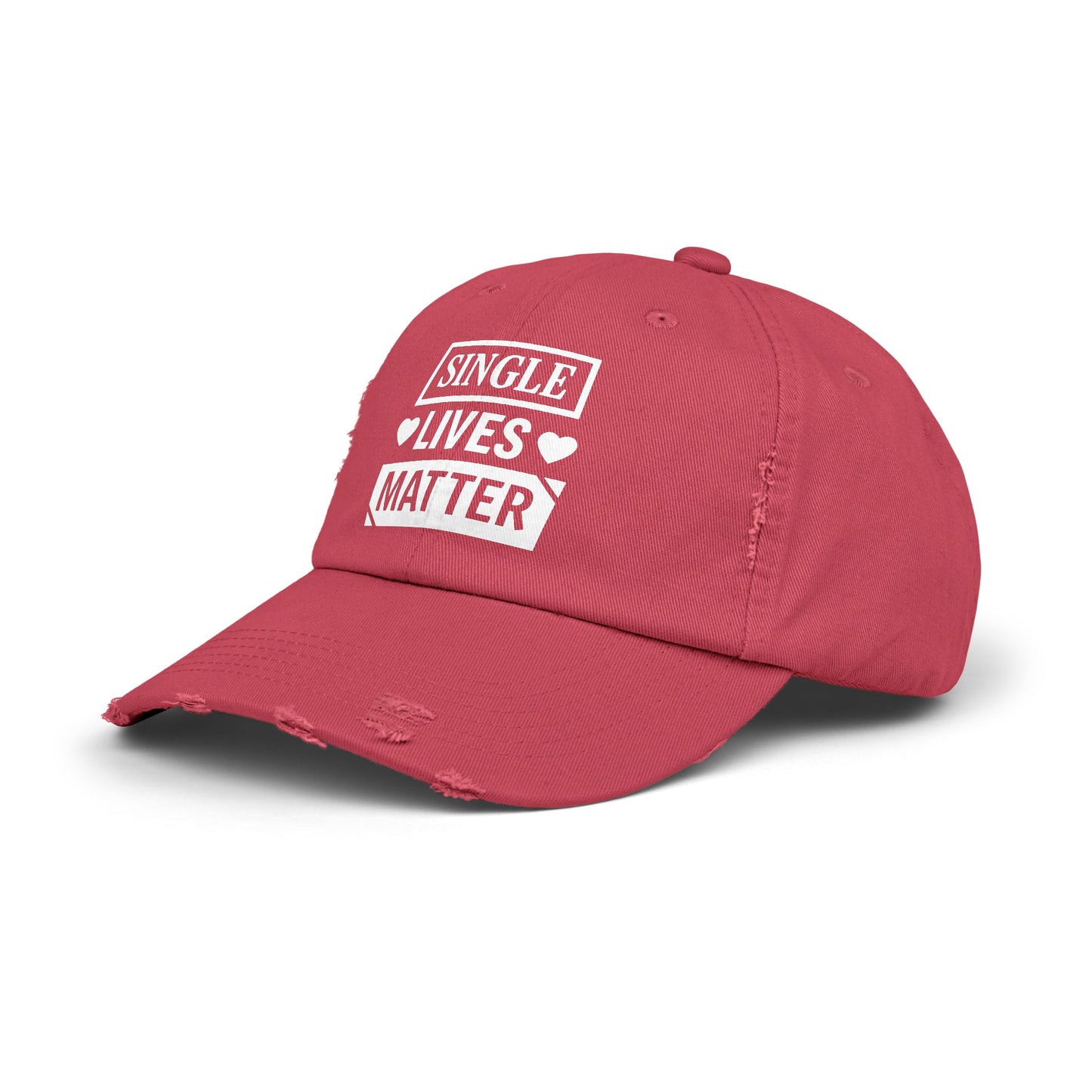 Single Lives Matter Unisex Distressed Cap