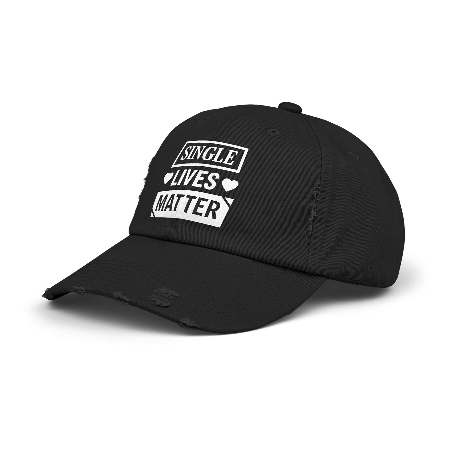Single Lives Matter Unisex Distressed Cap