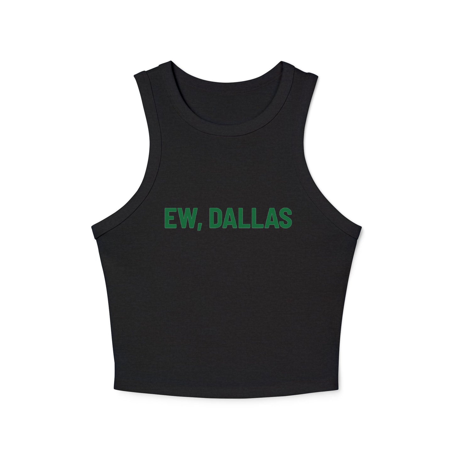 Ew, Dallas – Women's Micro Rib Racer Tank Top