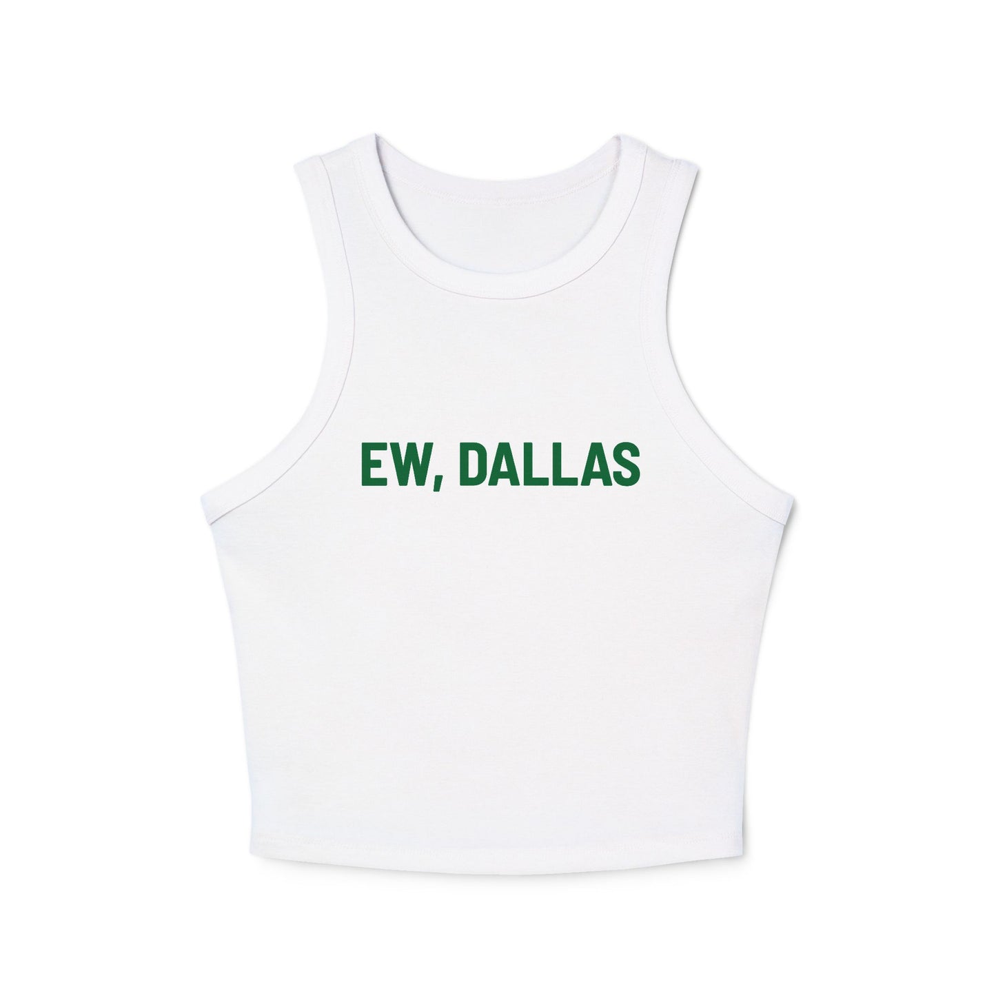 Ew, Dallas – Women's Micro Rib Racer Tank Top