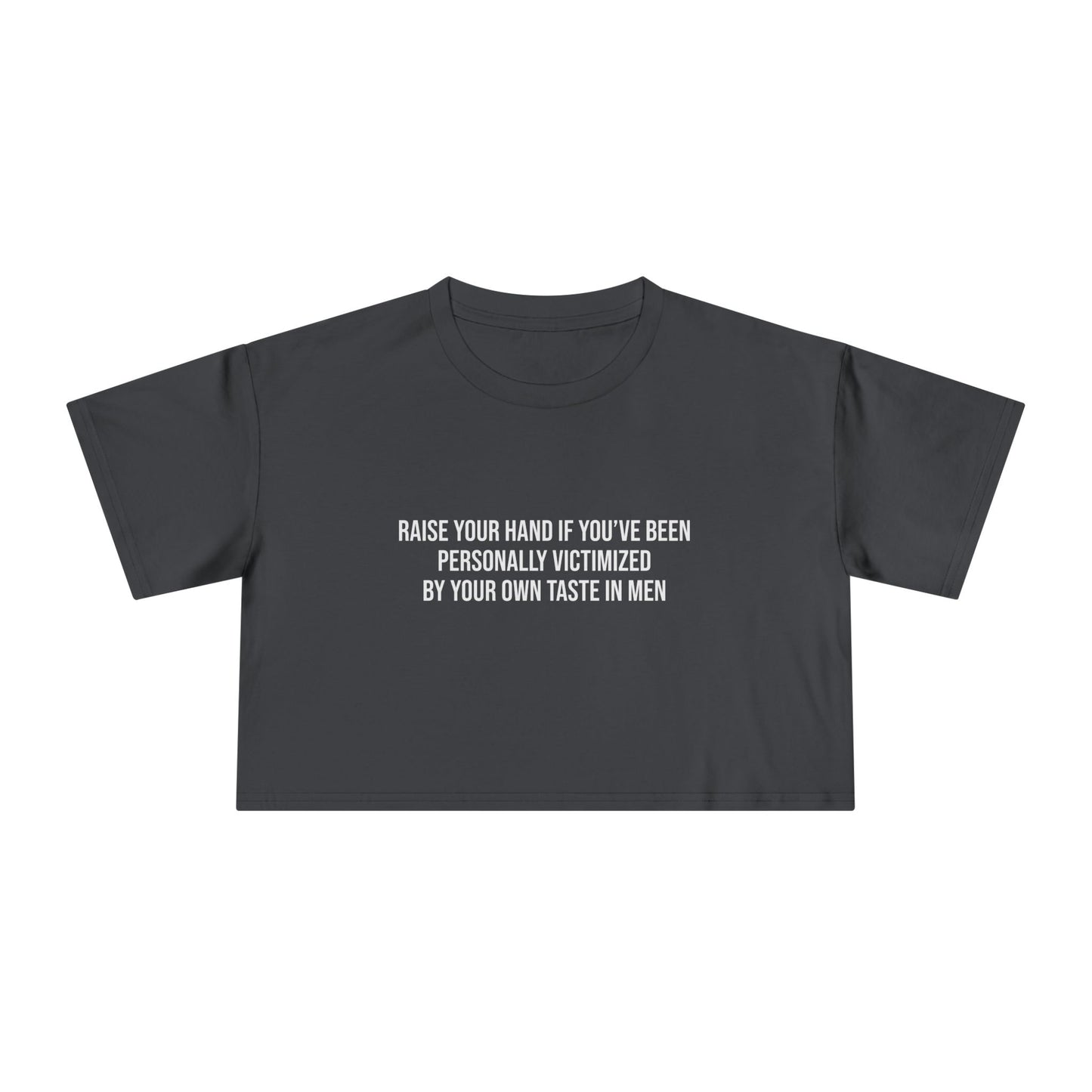 Raise Your Hand Crop Tee – For Those Who Can Relate