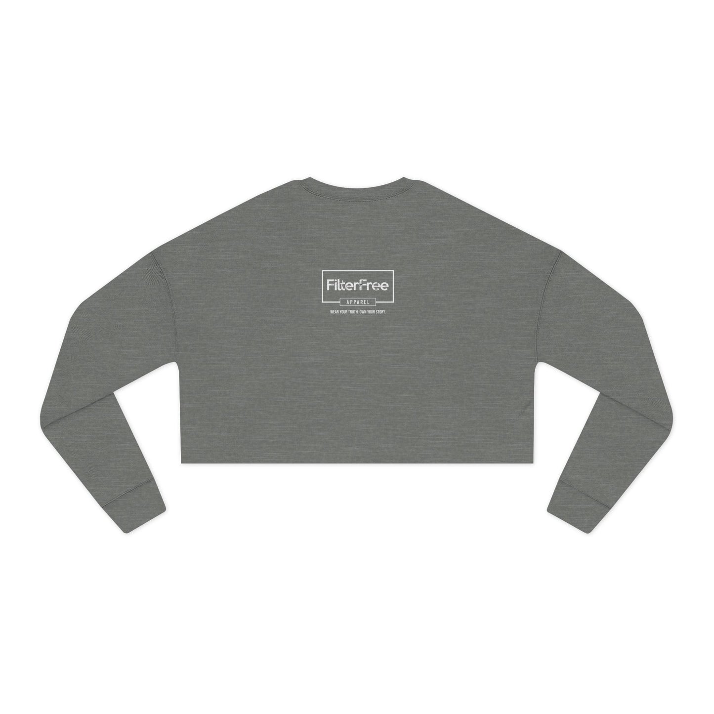 Raise Your Hand – For Those Who Can Relate Women's Cropped Sweatshirt