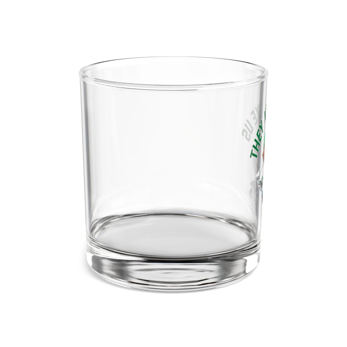 "They Not Like Us" Philadelphia Eagles Rocks Glass, 10oz