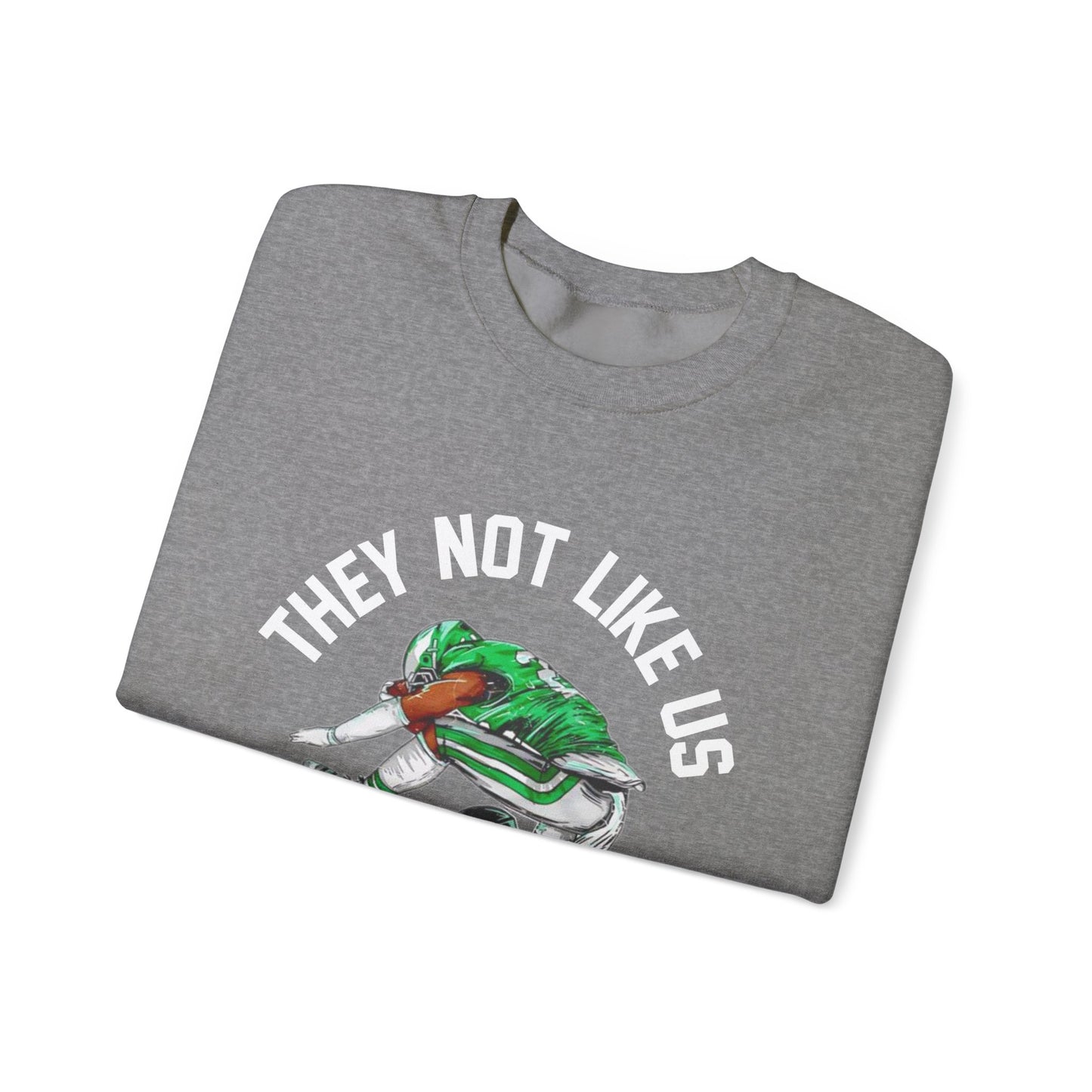 "They Not Like Us" Philadelphia Eagles Unisex Heavy Blend™ Crewneck Sweatshirt