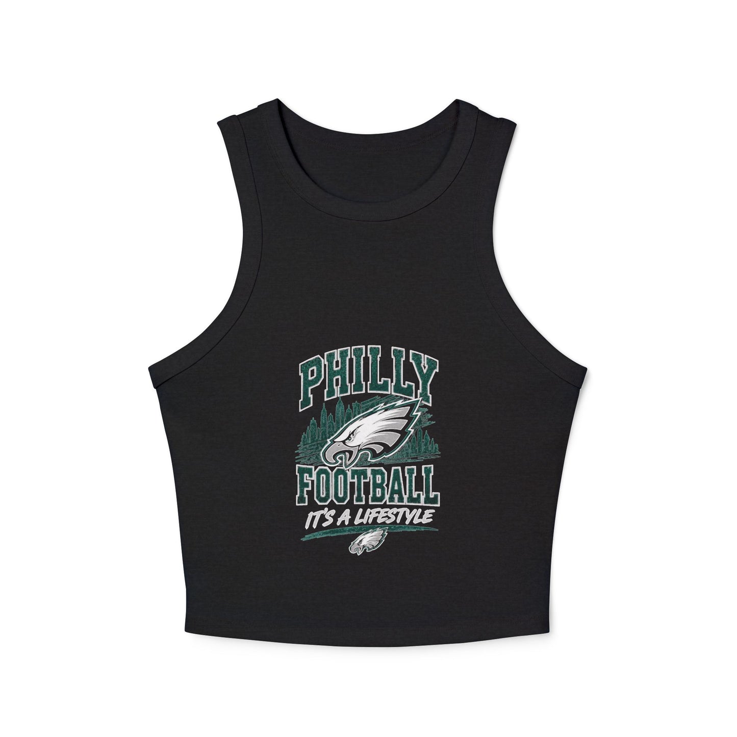 Philly Football It’s a Lifestyle– Women's Micro Rib Racer Tank Top