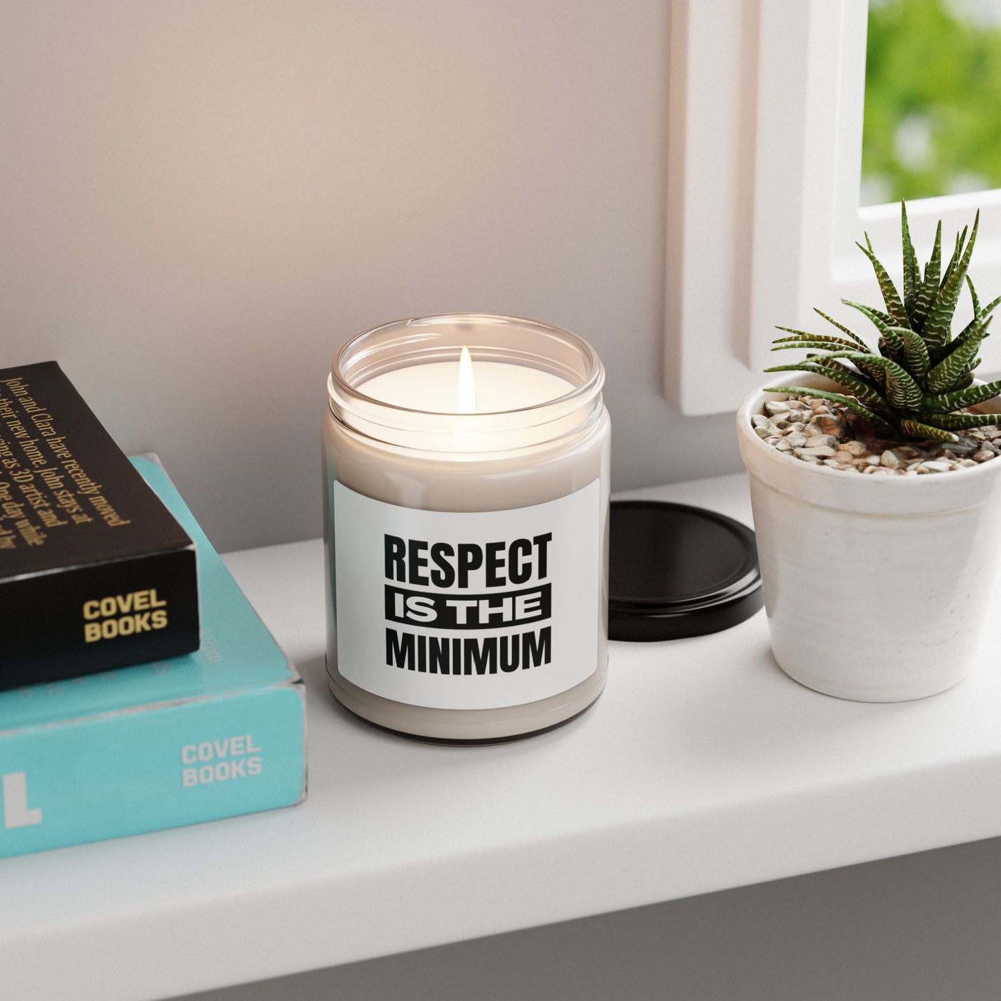 Respect Is the Minimum Scented Soy Candle, 9oz