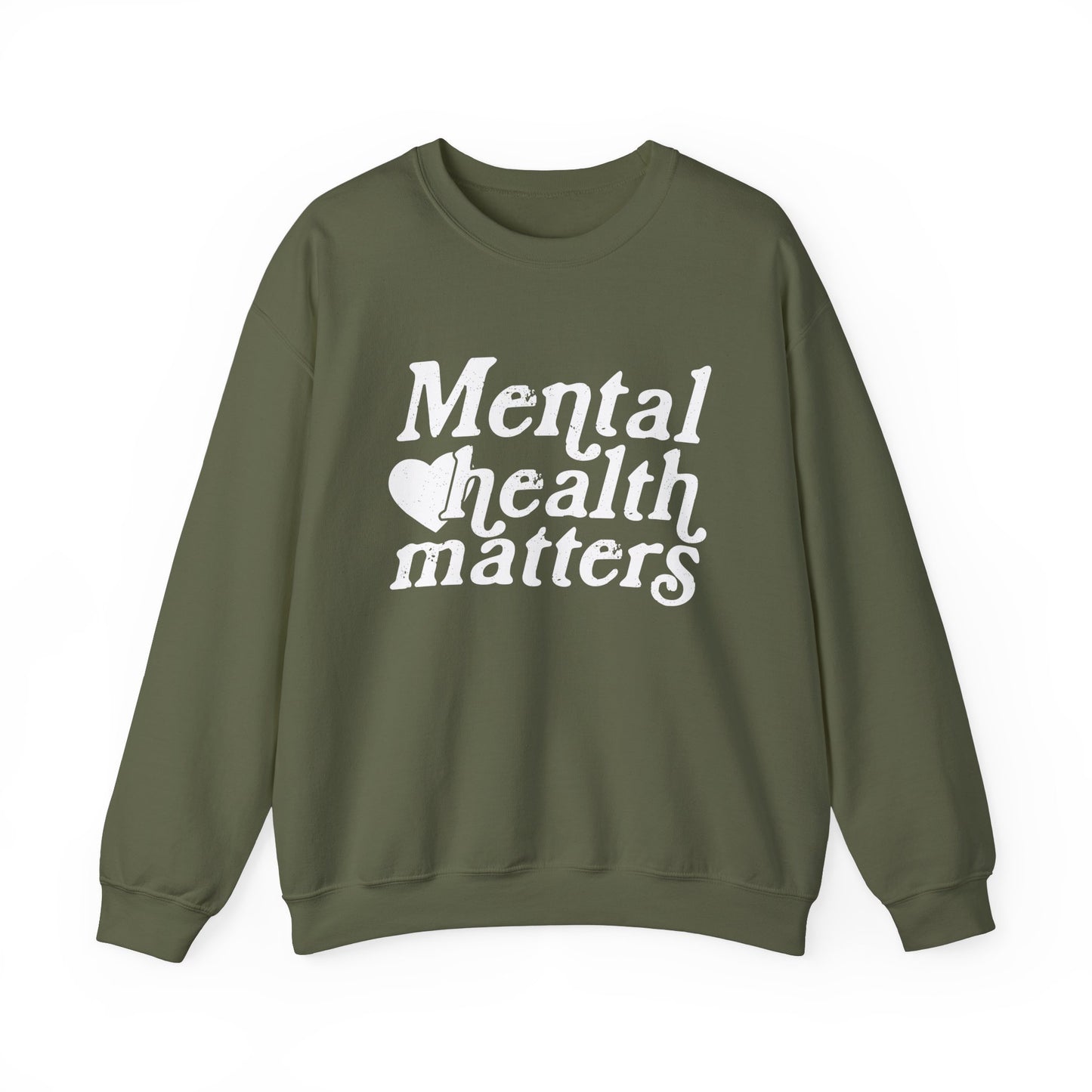 Mental Health Matters Unisex Heavy Blend™ Crewneck Sweatshirt