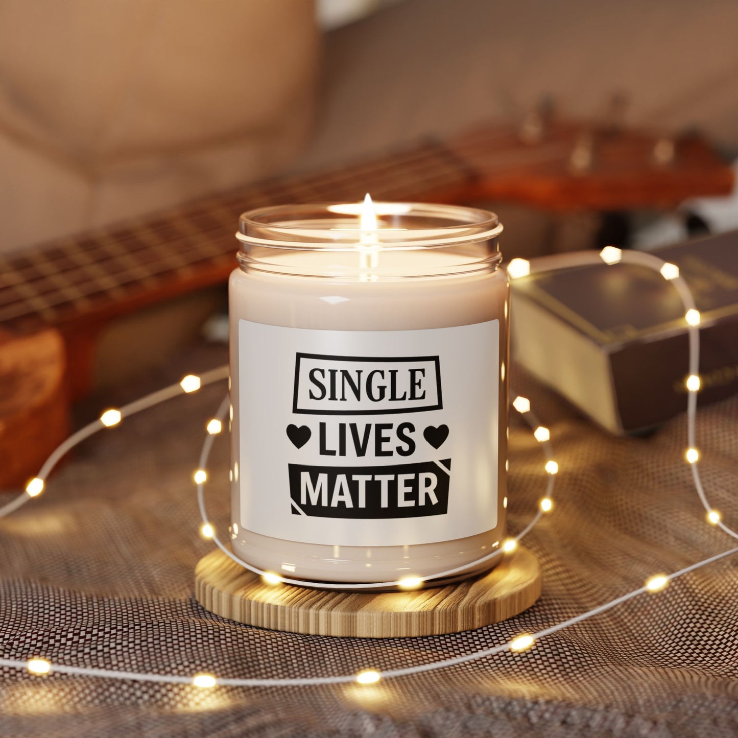 Single Lives Matter Scented Soy Candle, 9oz