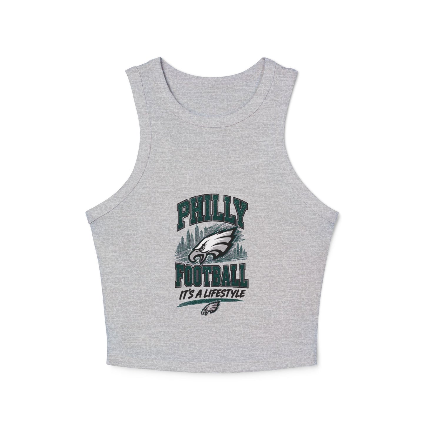 Philly Football It’s a Lifestyle– Women's Micro Rib Racer Tank Top