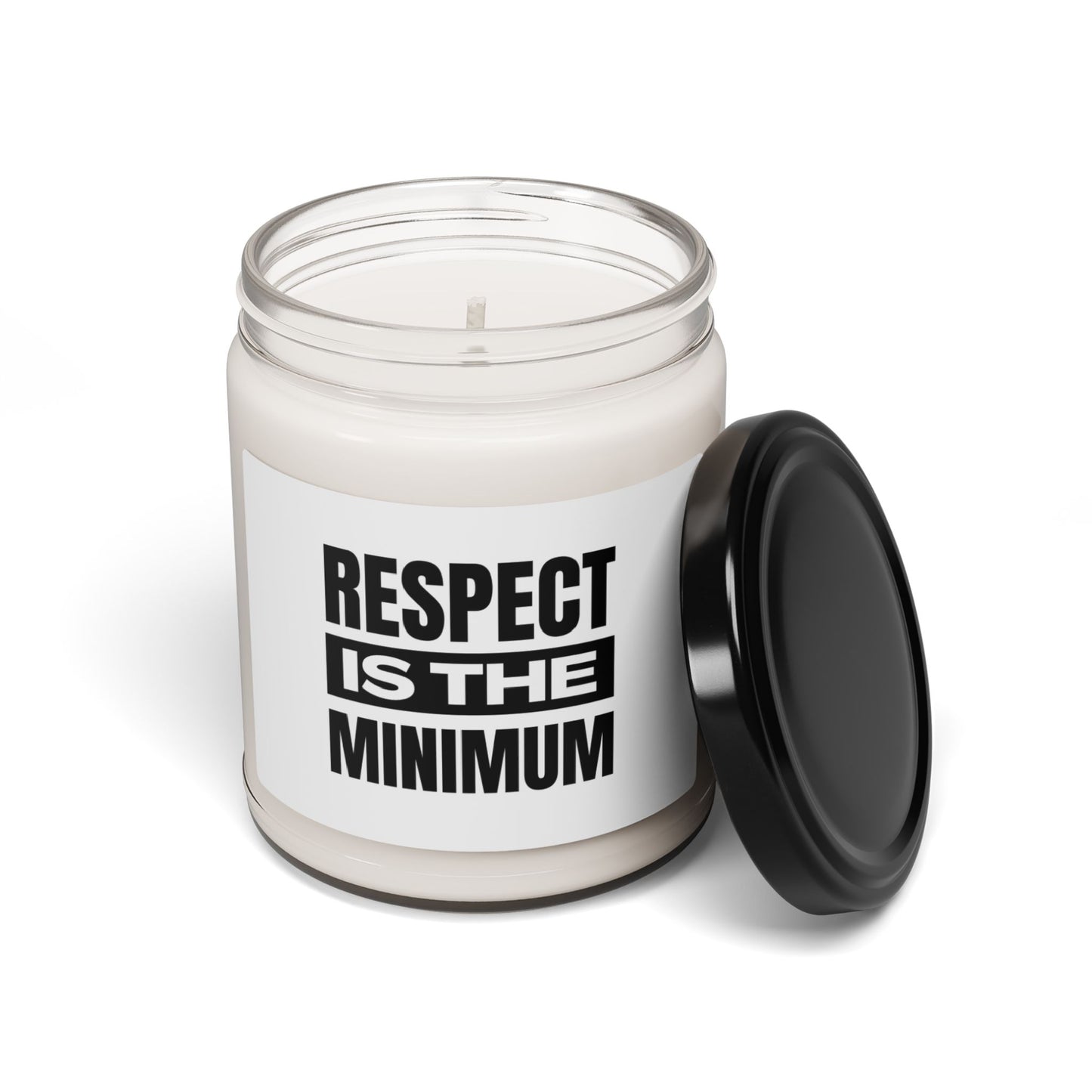 Respect Is the Minimum Scented Soy Candle, 9oz