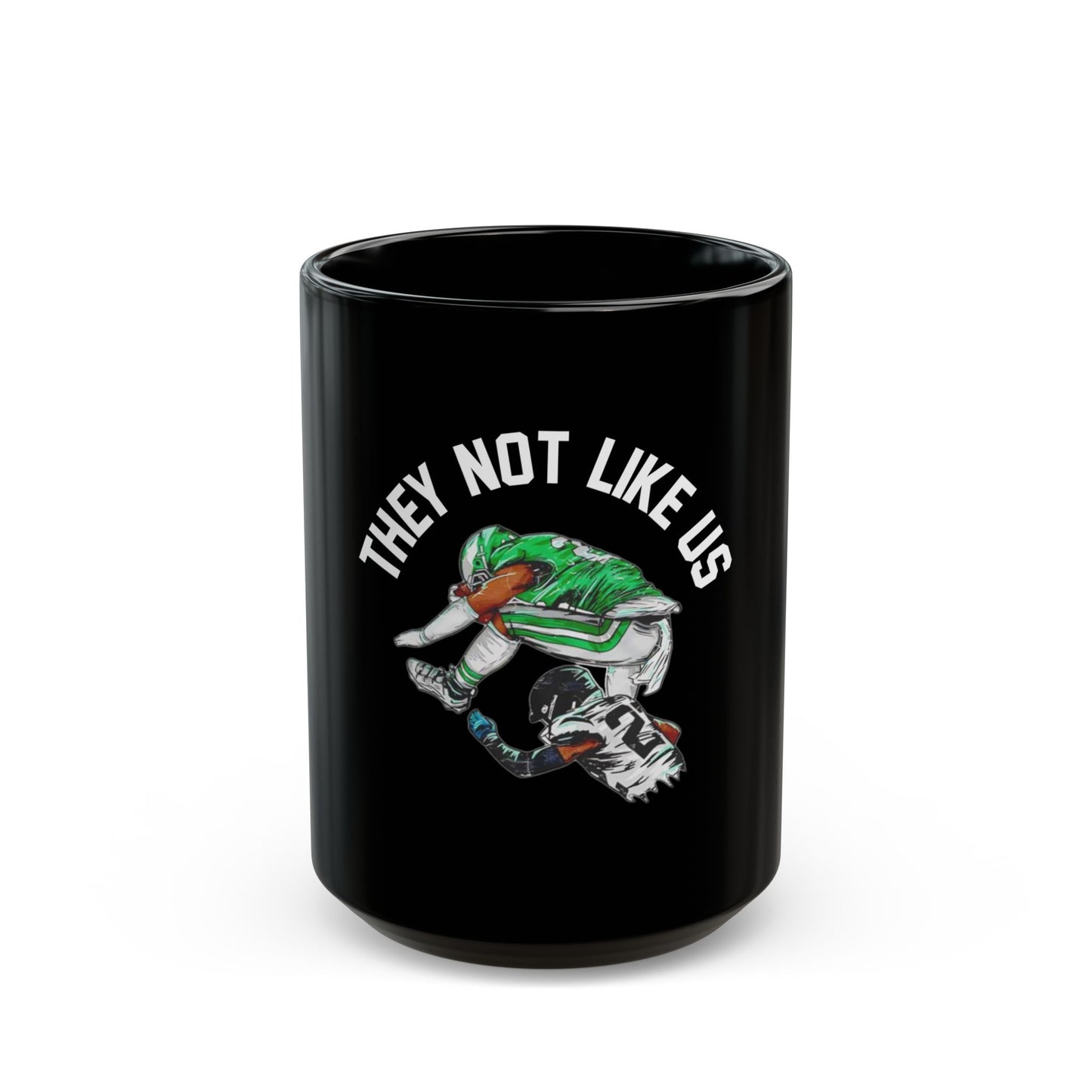 "They Not Like Us" Philadelphia Eagles Coffee Mug  Black Mug (11oz, 15oz)