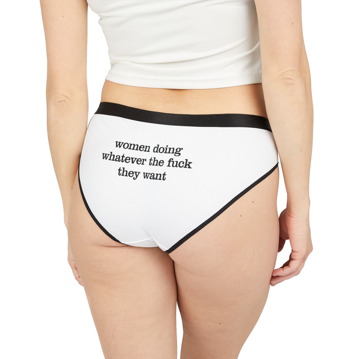 Women Doing Whatever the F* They Want Women's Underwear (AOP)