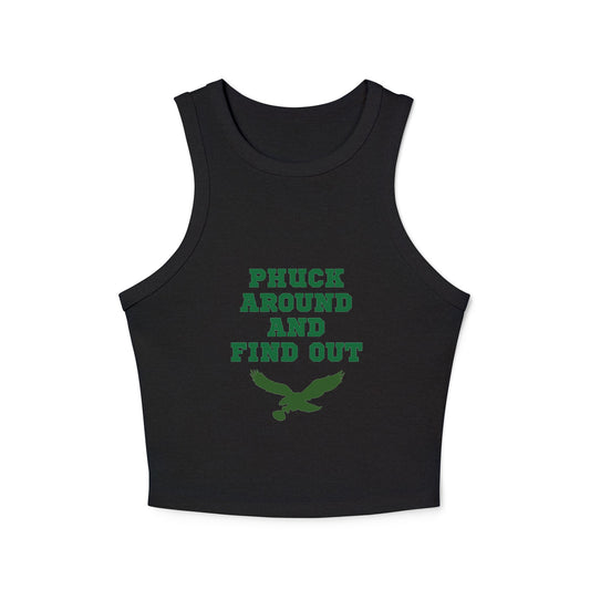 Phuck Around and Find Out – Women's Micro Rib Racer Tank Top