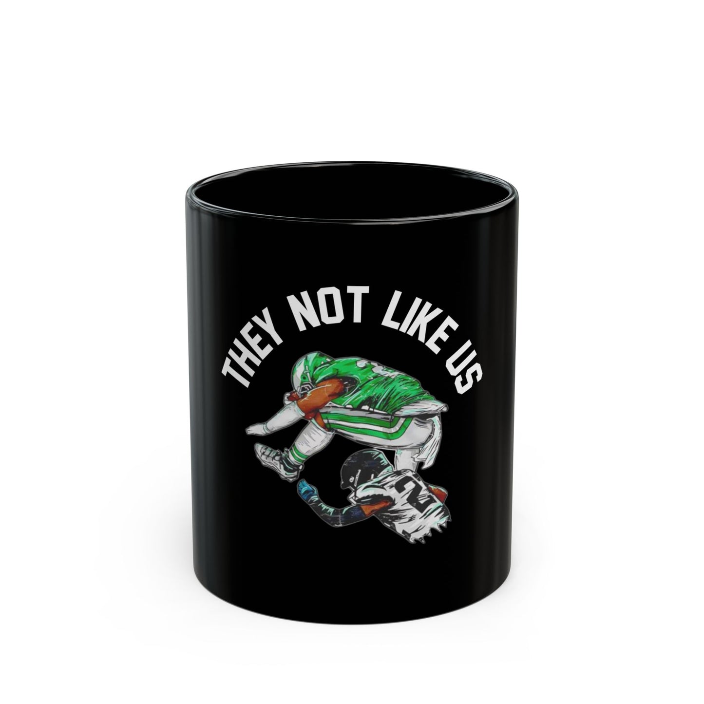 "They Not Like Us" Philadelphia Eagles Coffee Mug  Black Mug (11oz, 15oz)