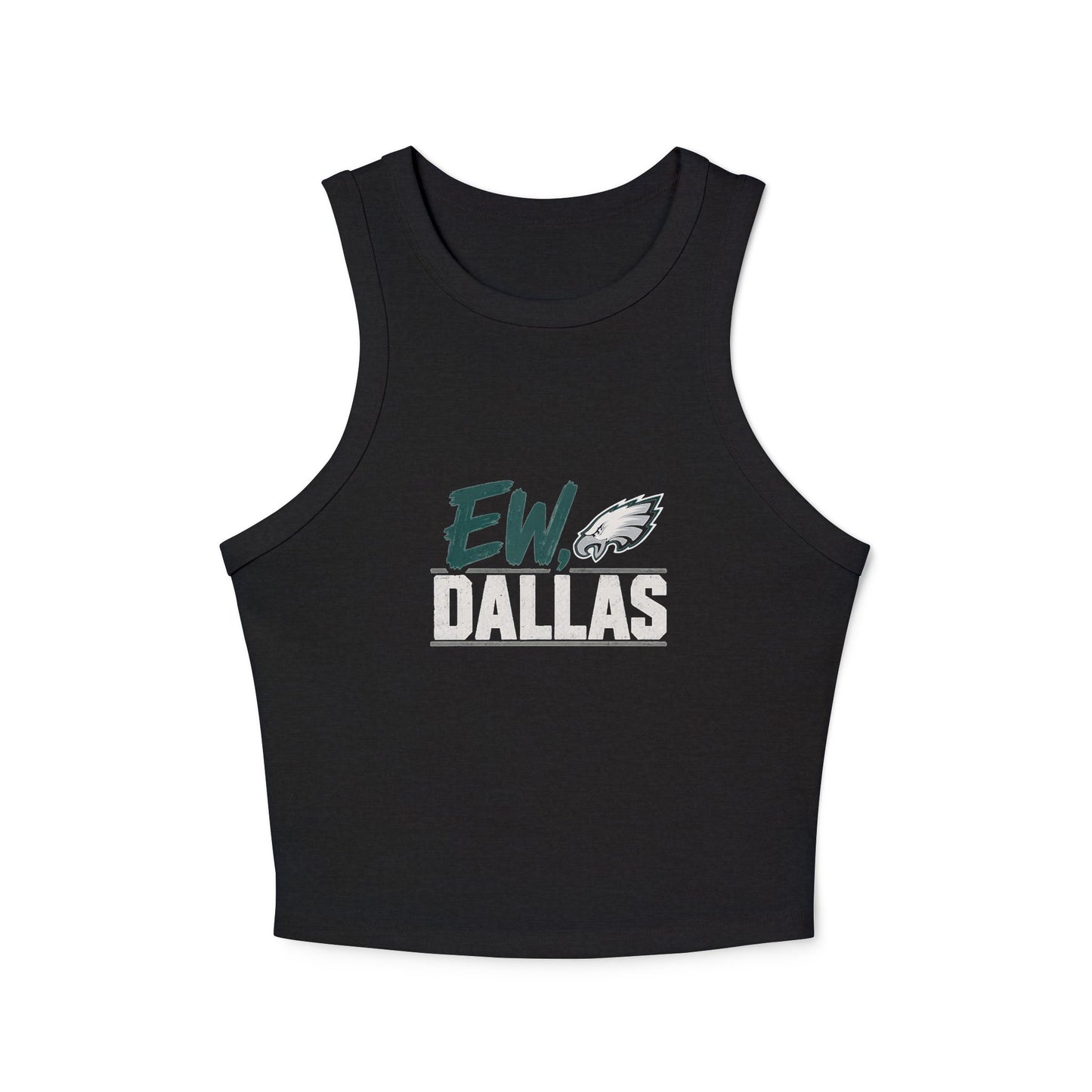 Ew, Dallas – Women's Micro Rib Racer Tank Top