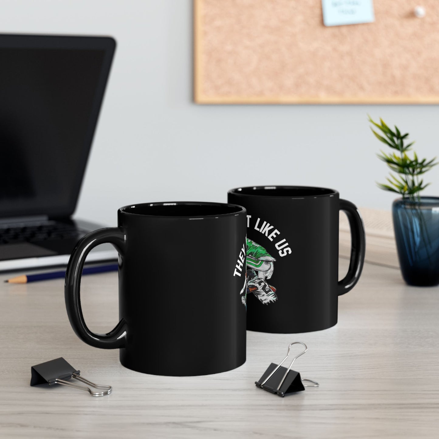 "They Not Like Us" Philadelphia Eagles Coffee Mug  Black Mug (11oz, 15oz)